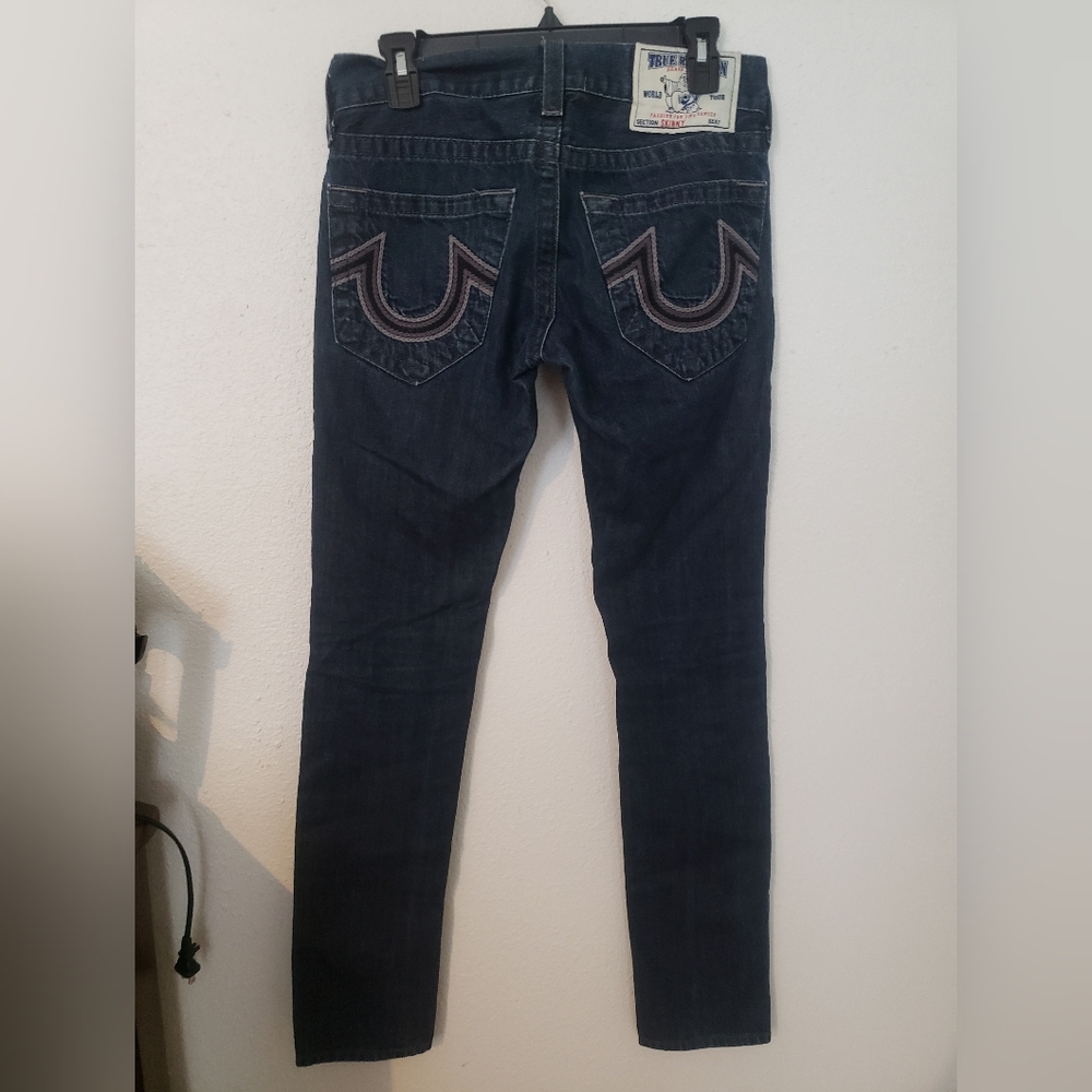 True Religion Dark Blue Skinny Jeans